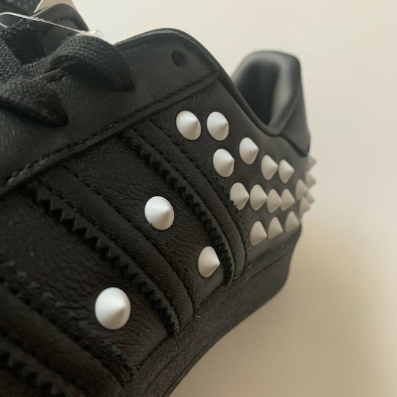 ADIDAS SUPERSTAR WOMEN SHOES FV3343 BLACK WHITE - Picture 8 of 8